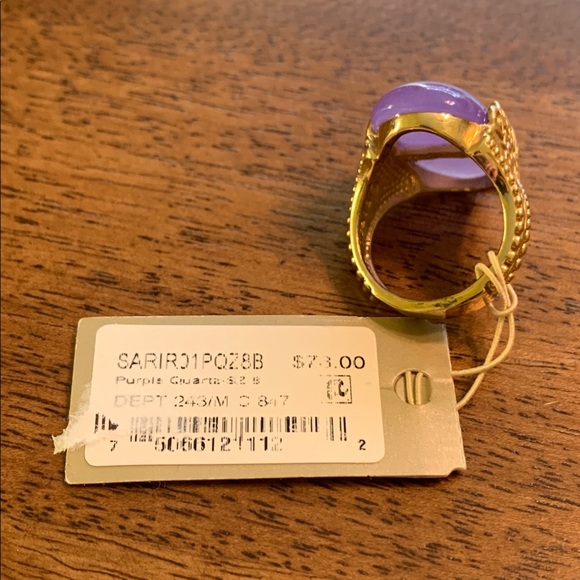 Barse Purple Quartz Ring - Picture 2 of 5